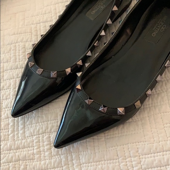 Valentino Rockstud black flats 36 - women’s 6 (i) - Picture 9 of 10